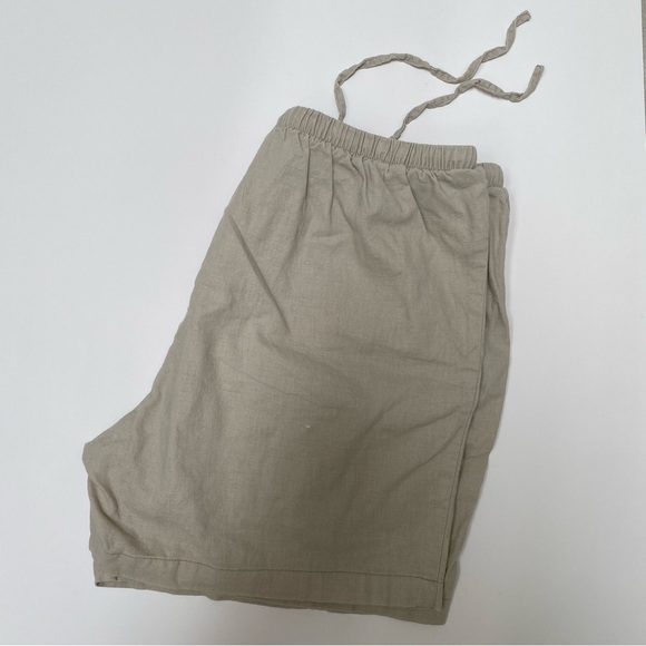 Liz Baker linen beige shorts size S - Picture 3 of 5